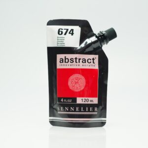 Sennelier - Abstract Acrylic Paint - 120ml - SATIN - Vermilion