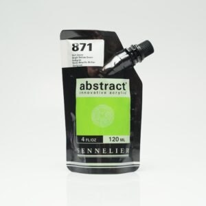 Sennelier - Abstract Acrylic Paint - 120ml - SATIN - Bright Yellow Green