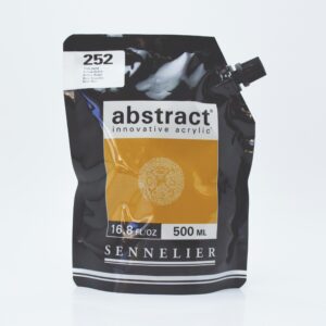 Sennelier - Abstract Acrylic Paint - 500ml - SATIN - Yellow Ochre