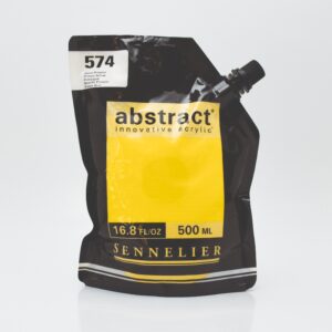 Sennelier - Abstract Acrylic Paint - 500ml - SATIN - Primary Yellow