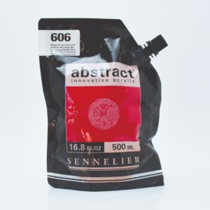 Sennelier - Abstract Acrylic Paint - 500ml - SATIN - Cadmium Red Deep Hue