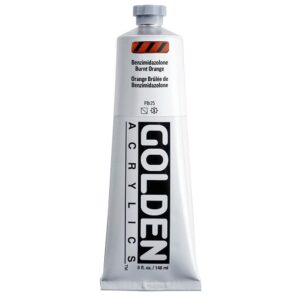 Golden - Heavy Body - Acrylic Paint - 148ml (5 oz) Tube - Benzimidazolone Burnt Orange