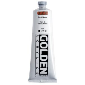 Golden - Heavy Body - Acrylic Paint - 148ml (5 oz) Tube - Burnt Sienna