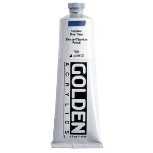 Golden - Heavy Body - Acrylic Paint - 148ml (5 oz) Tube - Cerulean Blue Deep