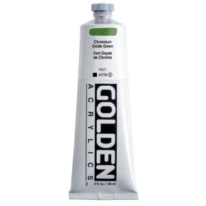 Golden - Heavy Body - Acrylic Paint - 148ml (5 oz) Tube - Chromium Oxide Green