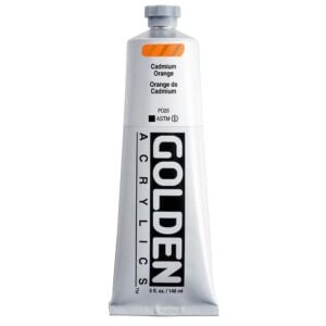 Golden - Heavy Body - Acrylic Paint - 148ml (5 oz) Tube - Cadmium Orange