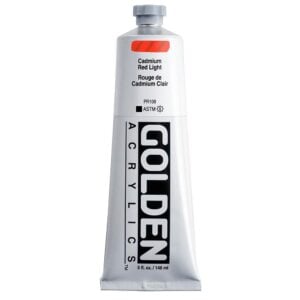 Golden - Heavy Body - Acrylic Paint - 148ml (5 oz) Tube - Cadmium Red Light