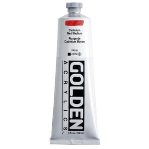 Golden - Heavy Body - Acrylic Paint - 148ml (5 oz) Tube - Cadmium Red Medium