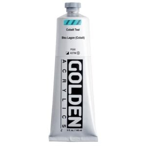 Golden - Heavy Body - Acrylic Paint - 148ml (5 oz) Tube - Cobalt Teal
