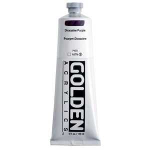 Golden - Heavy Body - Acrylic Paint - 148ml (5 oz) Tube - Dioxazine Purple