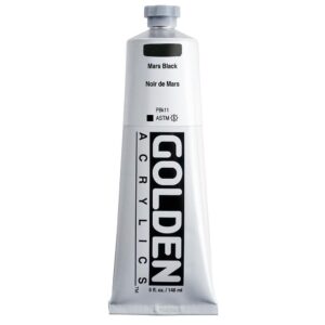 Golden - Heavy Body - Acrylic Paint - 148ml (5 oz) Tube - Mars Black