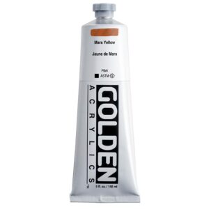 Golden - Heavy Body - Acrylic Paint - 148ml (5 oz) Tube - Mars Yellow