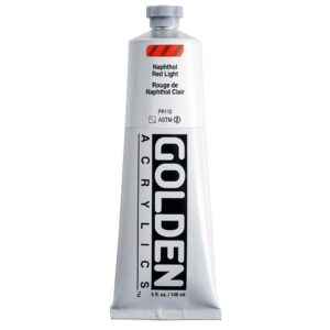 Golden - Heavy Body - Acrylic Paint - 148ml (5 oz) Tube - Naphthol Red Light