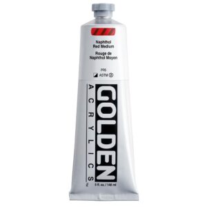 Golden - Heavy Body - Acrylic Paint - 148ml (5 oz) Tube - Naphthol Red Medium