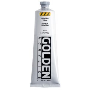 Golden - Heavy Body - Acrylic Paint - 148ml (5 oz) Tube - Nickel Azo Yellow