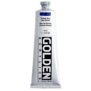 Golden - Heavy Body - Acrylic Paint - 148ml (5 oz) Tube - Phthalo Blue /R.S.