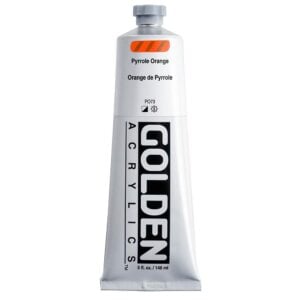 Golden - Heavy Body - Acrylic Paint - 148ml (5 oz) Tube - Pyrrole Orange