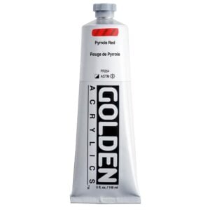 Golden - Heavy Body - Acrylic Paint - 148ml (5 oz) Tube - Pyrrole Red