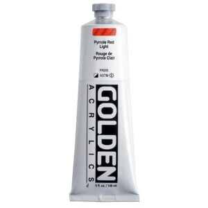 Golden - Heavy Body - Acrylic Paint - 148ml (5 oz) Tube - Pyrrole Red Light