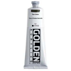 Golden - Heavy Body - Acrylic Paint - 148ml (5 oz) Tube - Raw Umber