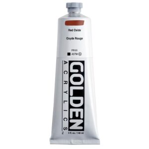 Golden - Heavy Body - Acrylic Paint - 148ml (5 oz) Tube - Red Oxide