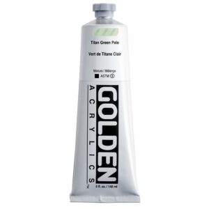Golden - Heavy Body - Acrylic Paint - 148ml (5 oz) Tube - Titan Green Pale