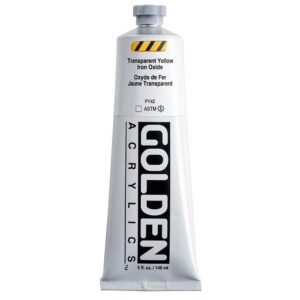Golden - Heavy Body - Acrylic Paint - 148ml (5 oz) Tube - Trans. Yellow Iron Oxide