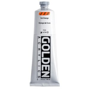 Golden - Heavy Body - Acrylic Paint - 148ml (5 oz) Tube - Vat Orange