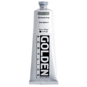 Golden - Heavy Body - Acrylic Paint - 148ml (5 oz) Tube - Neutral Gray N6