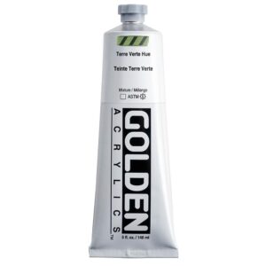 Golden - Heavy Body - Acrylic Paint - 148ml (5 oz) Tube - Terre Verte Hue