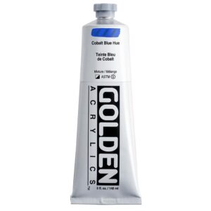 Golden - Heavy Body - Acrylic Paint - 148ml (5 oz) Tube - Cobalt Blue Hue