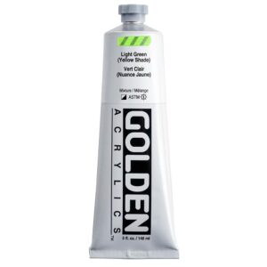 Golden - Heavy Body - Acrylic Paint - 148ml (5 oz) Tube - Light Green Yellow Shade