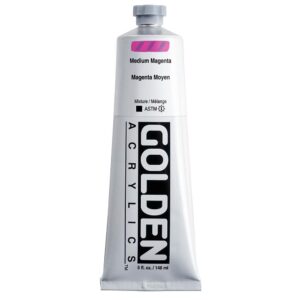 Golden - Heavy Body - Acrylic Paint - 148ml (5 oz) Tube - Medium Magenta