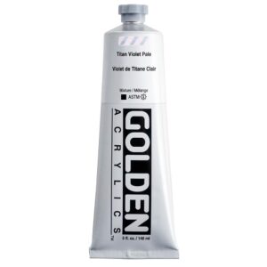 Golden - Heavy Body - Acrylic Paint - 148ml (5 oz) Tube - Titan Violet Pale