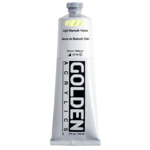 Golden - Heavy Body - Acrylic Paint - 148ml (5 oz) Tube - Light Bismuth Yellow