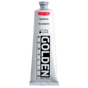 Golden - Heavy Body - Acrylic Paint - 148ml (5 oz) Tube - Naphthol Pink