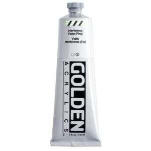 Golden - Heavy Body - Acrylic Paint - Interference - 148ml (5 oz) Tube - Violet (fine)