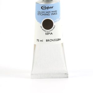 Cranfield - Caligo - Safe Wash Etching Ink - 75ml Tube - Sepia