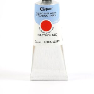 Cranfield - Caligo - Safe Wash Etching Ink - 75ml Tube - Naphthol Red