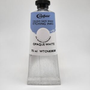 Cranfield - Caligo - Safe Wash Etching Ink - 75ml Tube - Opaque White