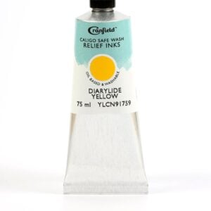 Cranfield - Caligo - Safe Wash Relief Lino Printing Ink - 75ml Tube - Dairylide Yellow