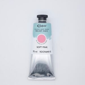 Cranfield - Caligo - Safe Wash Relief Lino Printing Ink - 75ml Tube - Soft Pink