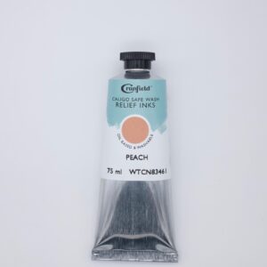 Cranfield – Caligo – Safe Wash Relief Lino Printing Ink – 75ml Tube – Peach