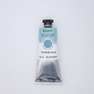 Cranfield - Caligo - Safe Wash Relief Lino Printing Ink - 75ml Tube - Powder Blue