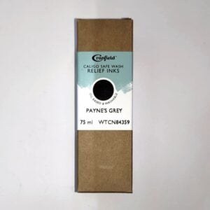 Cranfield - Caligo - Safe Wash Relief Lino Printing Ink - 75ml Tube - Payne's Grey