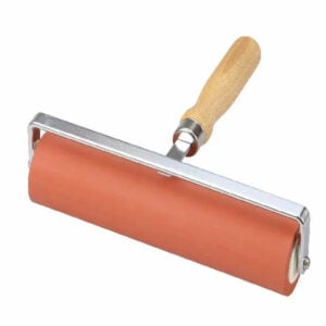 Japanese Soft Rubber Lino Ink Roller Brayer – 60 Shore – 240mm Brayer
