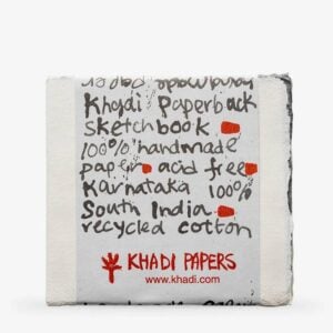 Khadi - Handmade Watercolour Paper - Pad 150gsm - Rough - 15 Sheets - 15x15cm