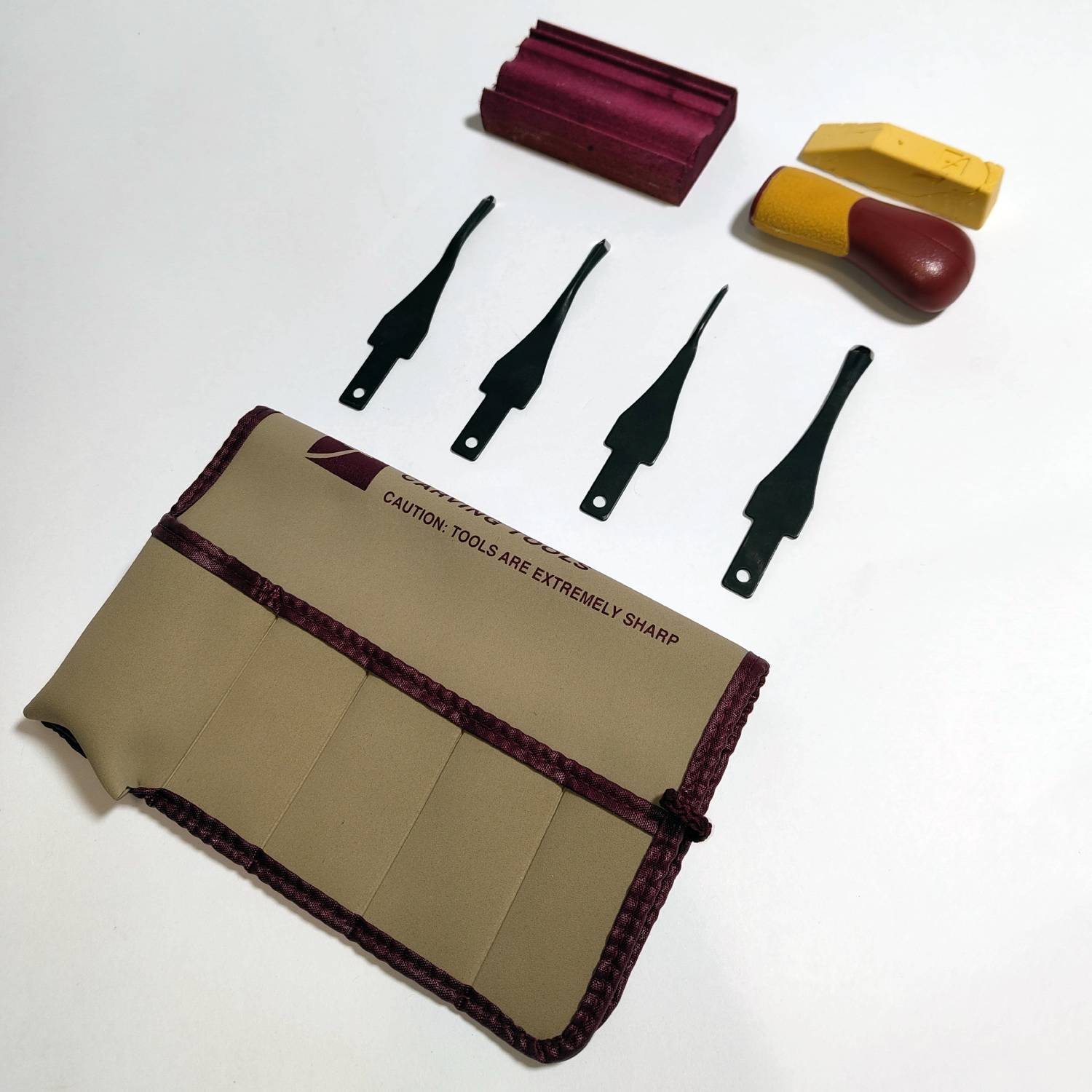 Flexcut – Lino & Relief Printmaking Set Blades and Sharpening Stone