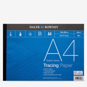 Daler-Rowney – Tracing Paper Pad – 60gsm – 50 sheets – A4
