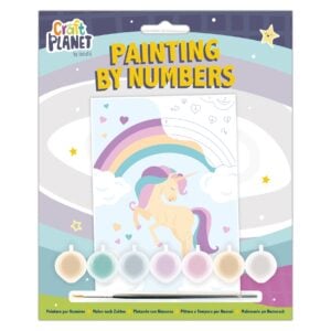 Mini Paint By Numbers Kit - Unicorn